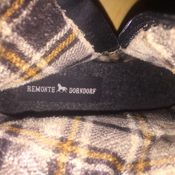 Remonte Dorndorf Ankle Boots Brown Lined Leather Slouch Style 2" Heel US Size 10 - Picture 12 of 15